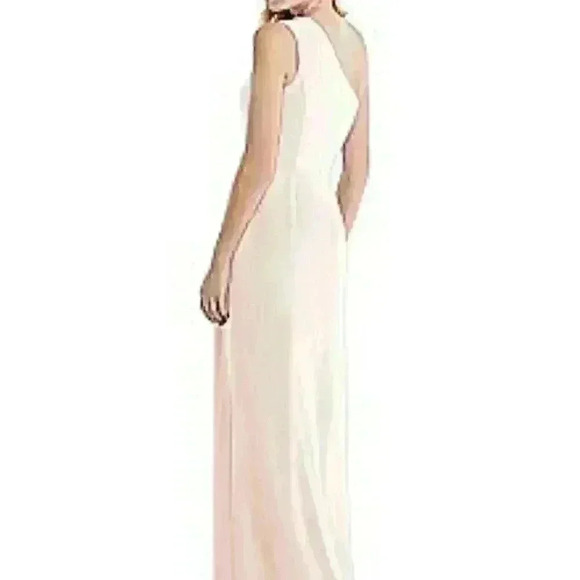 Elegant Social 8156 Blush Dress - Size 2R One Shoulder - Picture 7 of 7